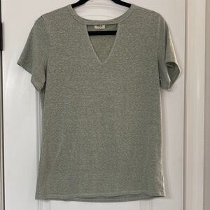 BKE Fitted Green Short Sleeve Tee